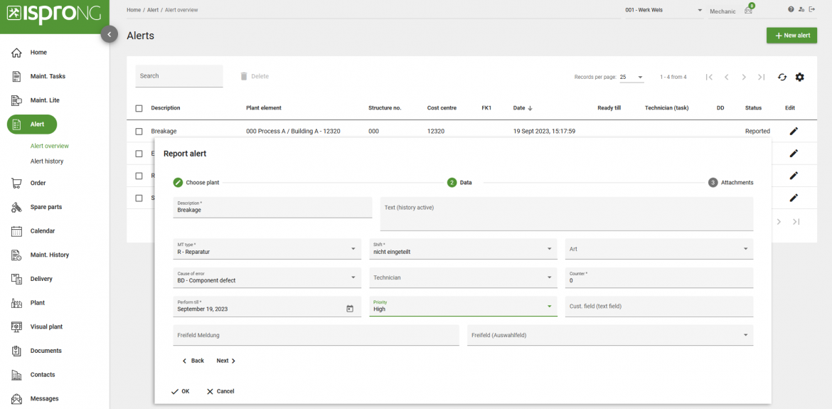 Alerts - isproNG Web Portal Alerts - isproNG Web Portal